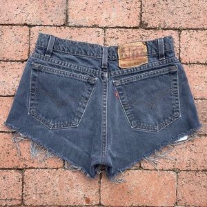 90’s vintage Levi’s cut off shorts